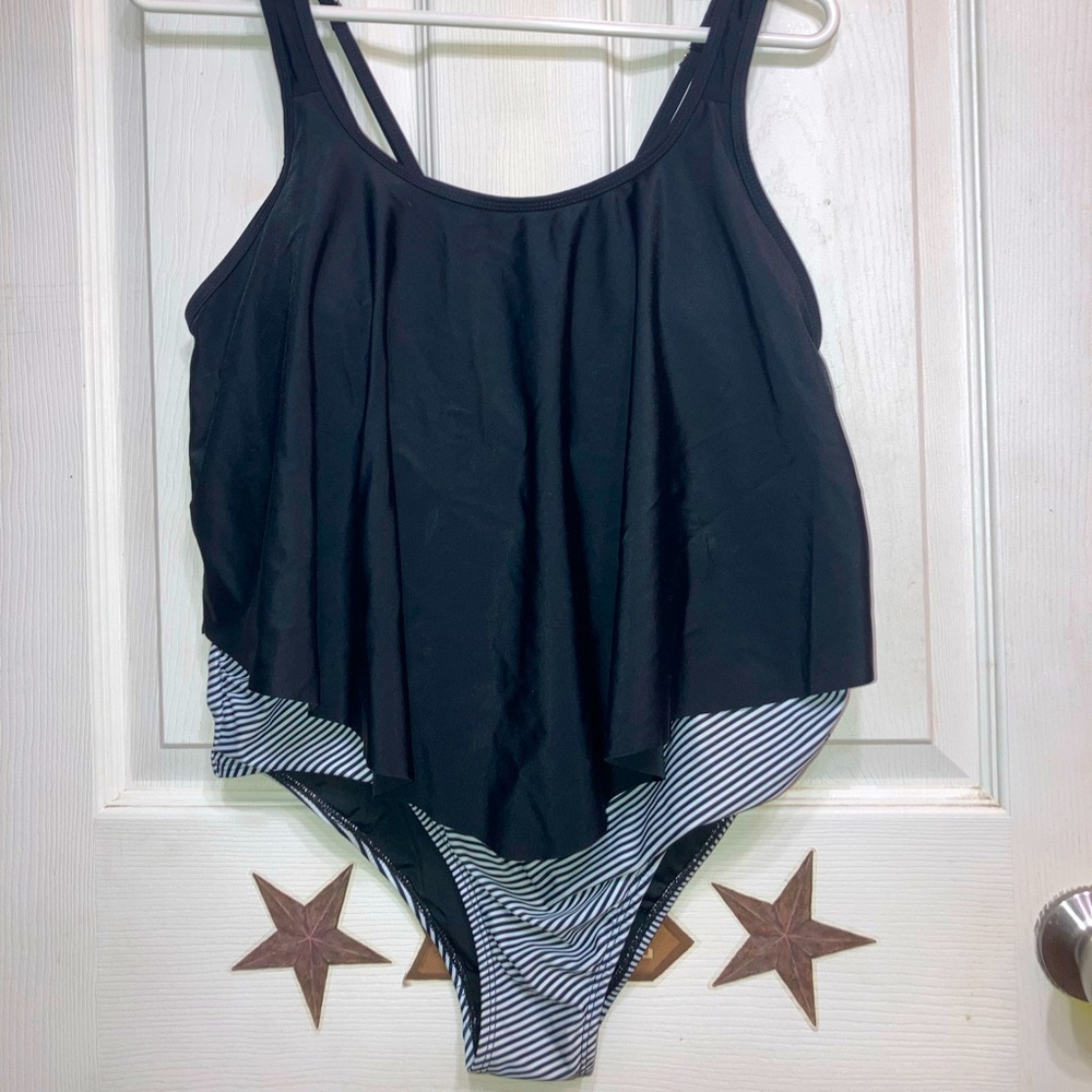 Womens High Waisted 2 piece swimsuit